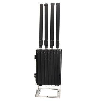 خرید محفظه های آلومینیومی ضد FPV دستگاه شمارنده Fpv سیستم سرکوب سیگنال 200W تولید آنلاین