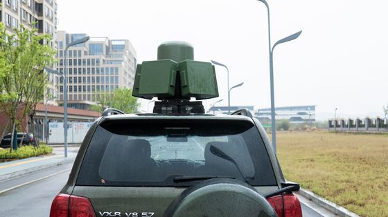 5km 300M-6Ghz Integrated Vehicle-mounted Drone Detection Jamming System Full Band Jammer Detector for 2.4G 5.2G 5.8G