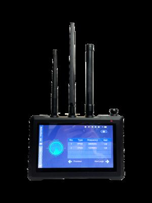 خرید 1.5km 70MHz-6.2GHz Full-band Drone Detector 500MHz-6GHz FPV پوشش کامل ضبط ویدیو و ذخیره سازی حالت کار 1+N با ساعت ها همکاری تیمی طراحی قابل حمل تولید آنلاین