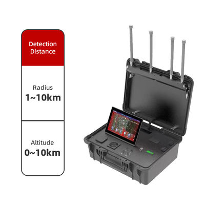 خرید آشکارساز بدون سرنشین قابل حمل 10 کیلومتری با پوشش کامل باند UAV، هشدار در زمان واقعی و طراحی پایدار انرژی کارآمد تولید آنلاین