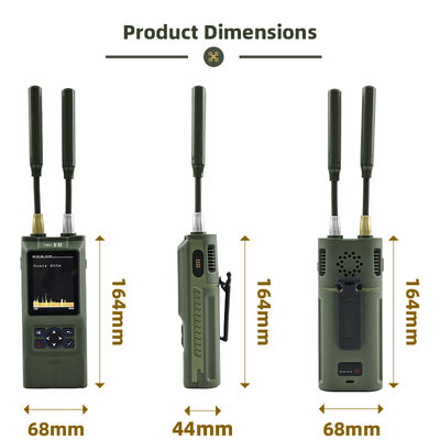 خرید 100MHz-8GHz Ultra-Wideband Handheld Drone Detector با ضبط ویدیو در زمان واقعی و یافتن دقیق جهت تولید آنلاین
