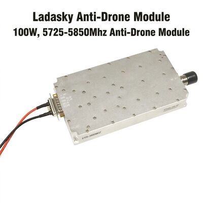 خرید ماژول GaN 100 وات با راندمان بالا 5725-5850 مگاهرتز | تقویت کننده قدرت تداخل | 5.8G FPV & UAV Jammer، دفاع دوربرد هواپیماهای بدون سرنشین، طراحی فشرده، اتلاف گرمای کارآمد برای سیستم‌های ضد پهپاد تولید آنلاین