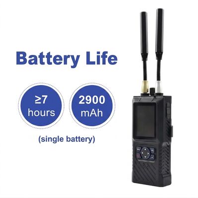 خرید آشکارساز بلند مدت قابل حمل بدون سرنشین با تشخیص طیف 0MHz-8000MHz باتری قابل تعویض و پشتیبانی از شارژ نوع C تولید آنلاین