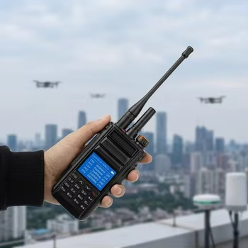 خرید ردیاب هواپیمای بدون سرنشین دستگیر 300MHz 6200MHz با تشخیص سیگنال OFDM و FM با محدوده تشخیص 1KM و هشدار صوتی بصری تولید آنلاین