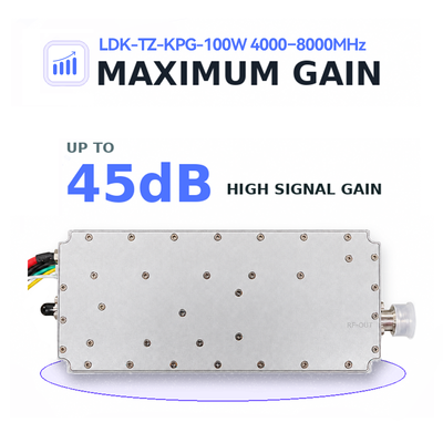 خرید ماژول تقویت کننده RF مایکروویو GaN 4000-8000MHz 100W TTSK‑TZ‑KPG‑100W. تولید آنلاین