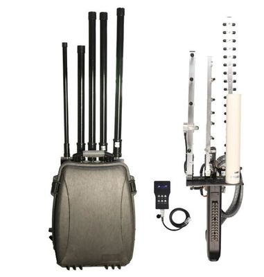 Customization 6 Bands Drone Signal Jammer Portable Manpack Style Uav Defense System