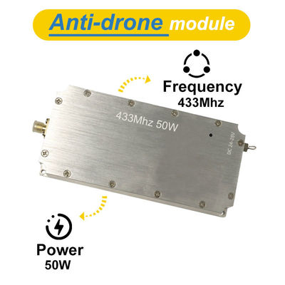 Portable RF Power Amplifier Module with RS485 Communication for anti UAV 433mhz 428-438MHZ 50W