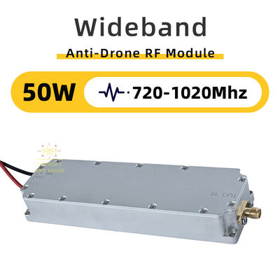 ماژول RF GaN 50 واتی سرکوبگر سیگنال ضد پهپاد 720-1020 مگاهرتز