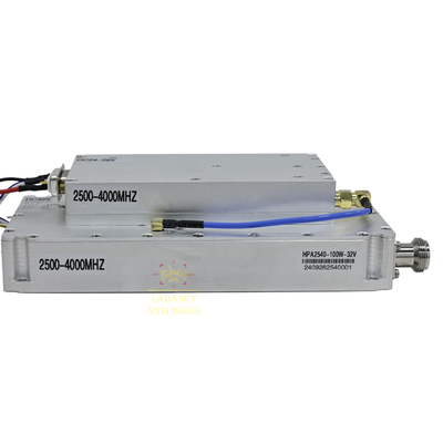 High Power VCO Anti Drone 100W 2500-4000MHz Signal Generator GAN Module for DJI RF Power Amplifier Drone Defense 42dBm Gain
