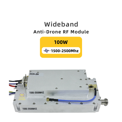 1500-2500MHz 100W Gan Lora Anti Uav Module Anti Portability Fpv Strike برای DJI RF تقویت کننده قدرت با سیکولاتور