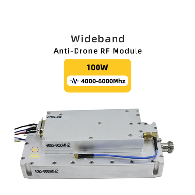 ماژول ضد پهپاد گان لورا 100 وات 4000-6000 مگاهرتز ضد حملات FPV برای DJI تقویت کننده توان RF با سیرکولاتور