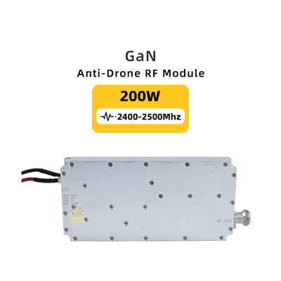 فابریک 200W 1.2G 900M 2.4G 430M ماژول تقویت کننده RF با جدا کننده پهنای باند قدرت بالا 52.7db حفاظت امنیتی FPV ضد UAV