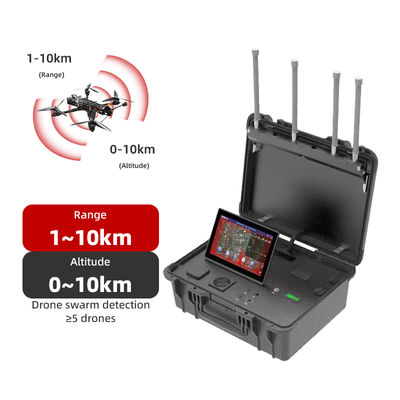 10km Long-Range Portable Drone Detector with Full-Band Coverage and Real-Time Alerts for UAV Detection