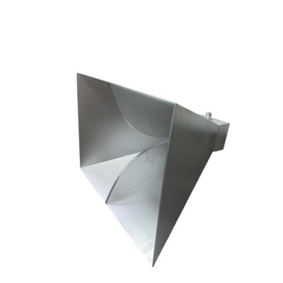 High-Gain 18dBi Horn Antenna with 50dB Cross Pol. Isolation and 29-17° H-Plane Beamwidth for UAV Detection and Radar