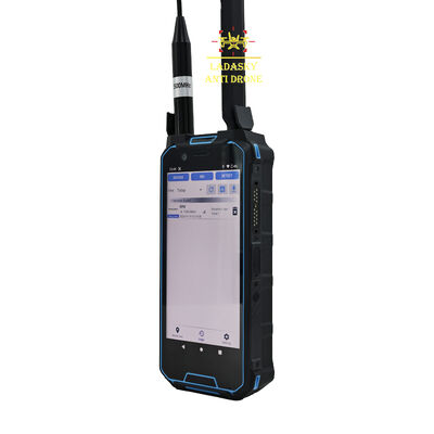 Compact Handheld Drone Detection Solution Up to 3km Range Comprehensive 100-6000MHz Analysis UAV Identification & Live Tracking Perfect for Public Safety Units