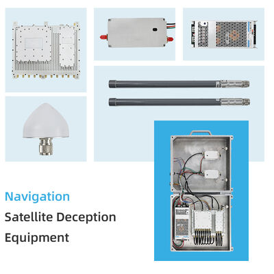 اسپوفر هواپیماهای بدون سرنشین 5 ~ 20KM راه حل فریب GNSS چند سیستم که باعث فرود اجباری UAV برای کنترل حرفه ای هواپیماهای بدون سرنشین می شود
