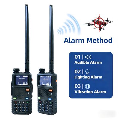 300-6000MHz دستگاه دستگیر هواپیمای بدون سرنشین قابل حمل تشخیص UAV با گیرنده دیجیتال آنالوگ هیبریدی